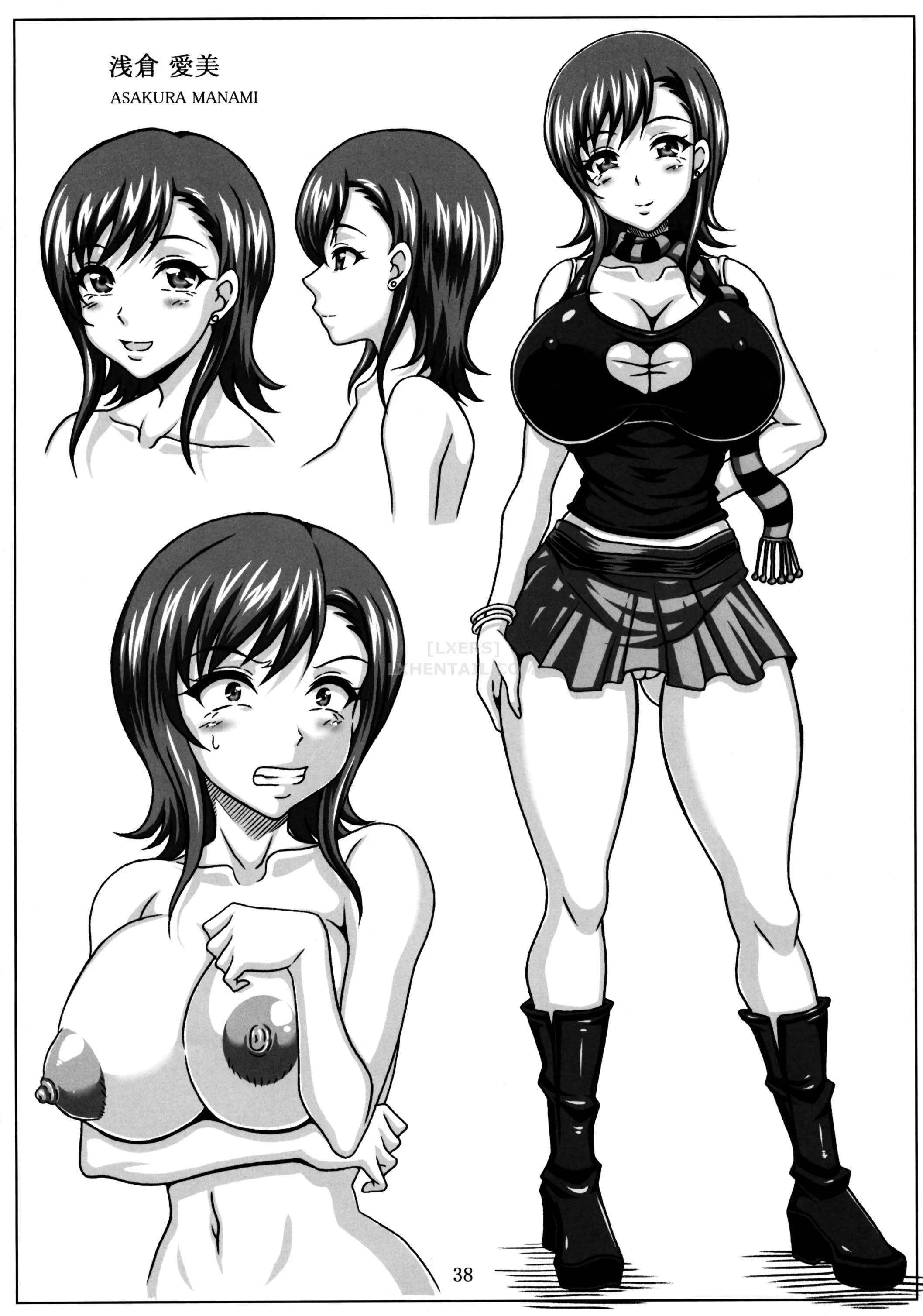 HentaiVN.net - Ảnh 38 - Minna no Bakunyuu Ona-maid - Chap 1