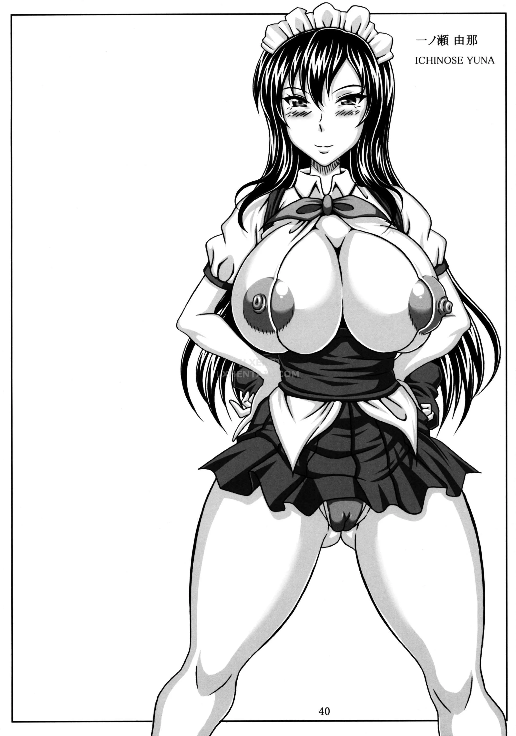 HentaiVN.net - Ảnh 40 - Minna no Bakunyuu Ona-maid - Chap 1