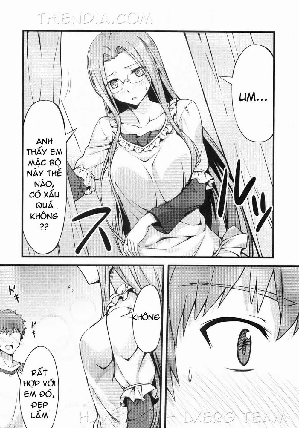 HentaiVN.net - Ảnh 6 - In the Dressing Room with Rider-san (Fate Stay Night) - Chap 1