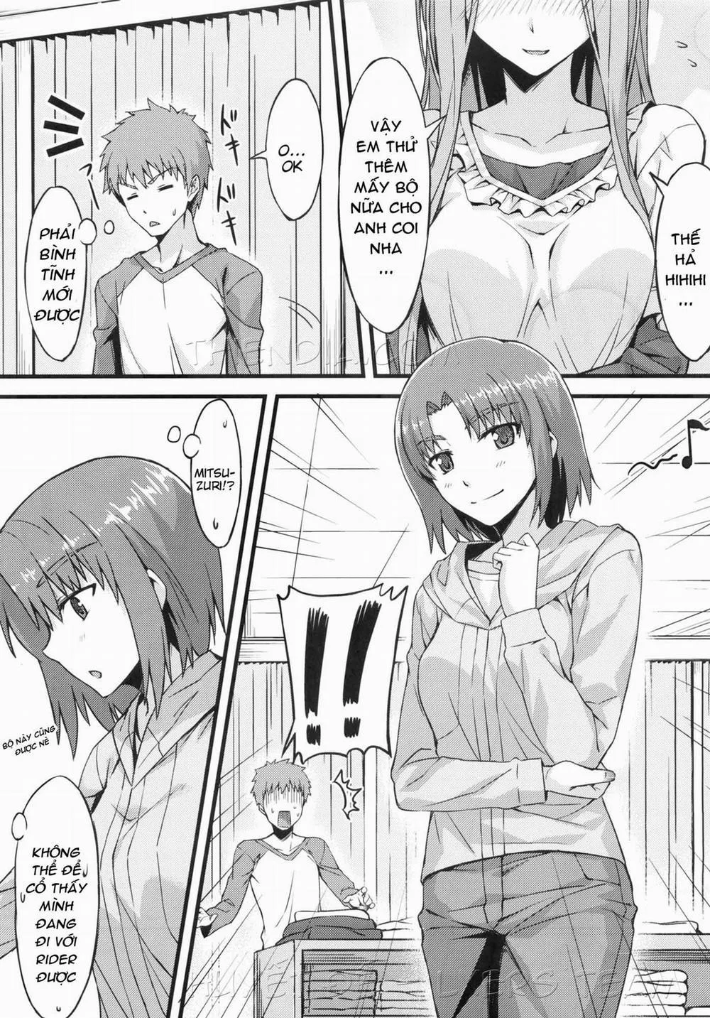 HentaiVN.net - Ảnh 7 - In the Dressing Room with Rider-san (Fate Stay Night) - Chap 1