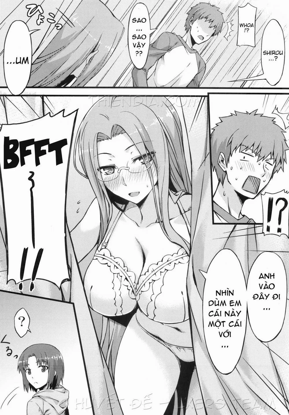 HentaiVN.net - Ảnh 8 - In the Dressing Room with Rider-san (Fate Stay Night) - Chap 1