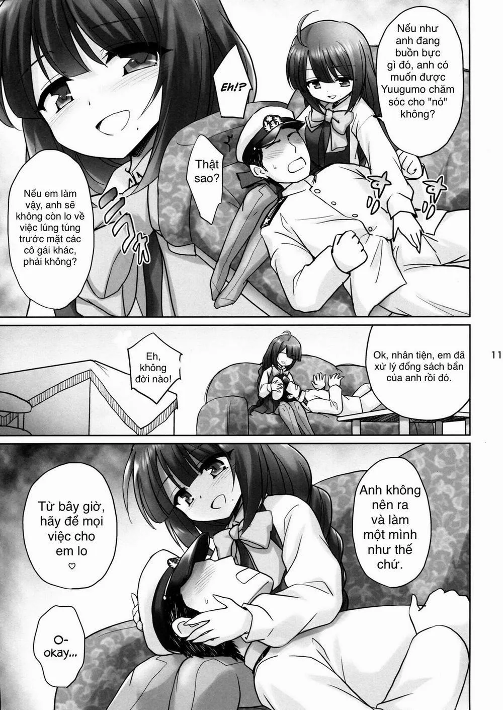 HentaiVN.net - Ảnh 11 - Yuugumo no Chinjufu (Kantai Collection) - Chap 1