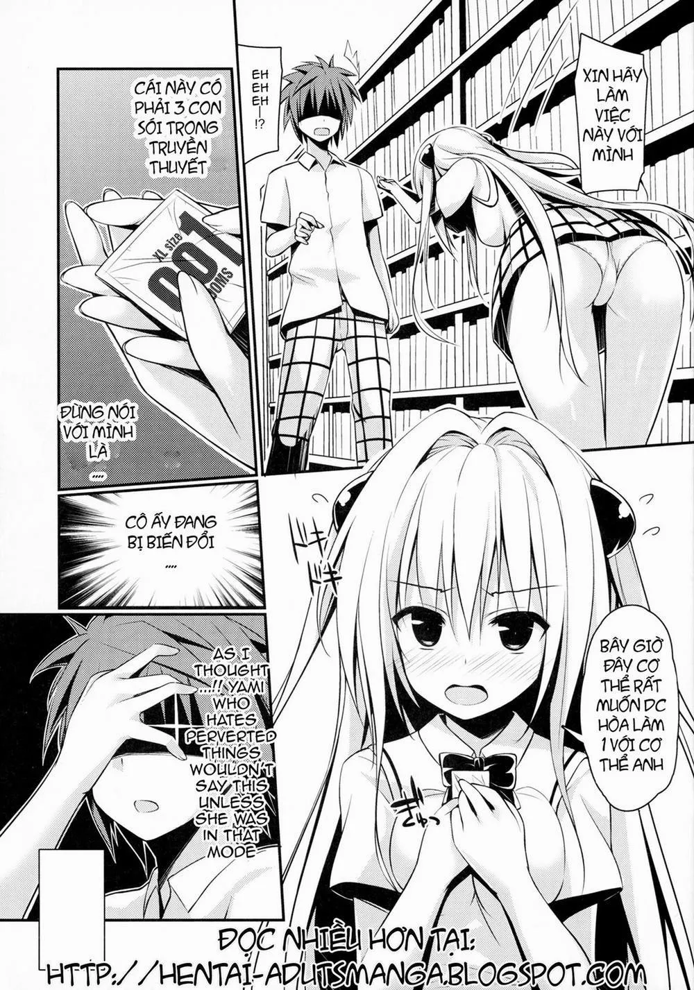 HentaiVN.net - Ảnh 4 - Ecchii no Suki ni Narimashita (To Love-Ru) - Chap 1