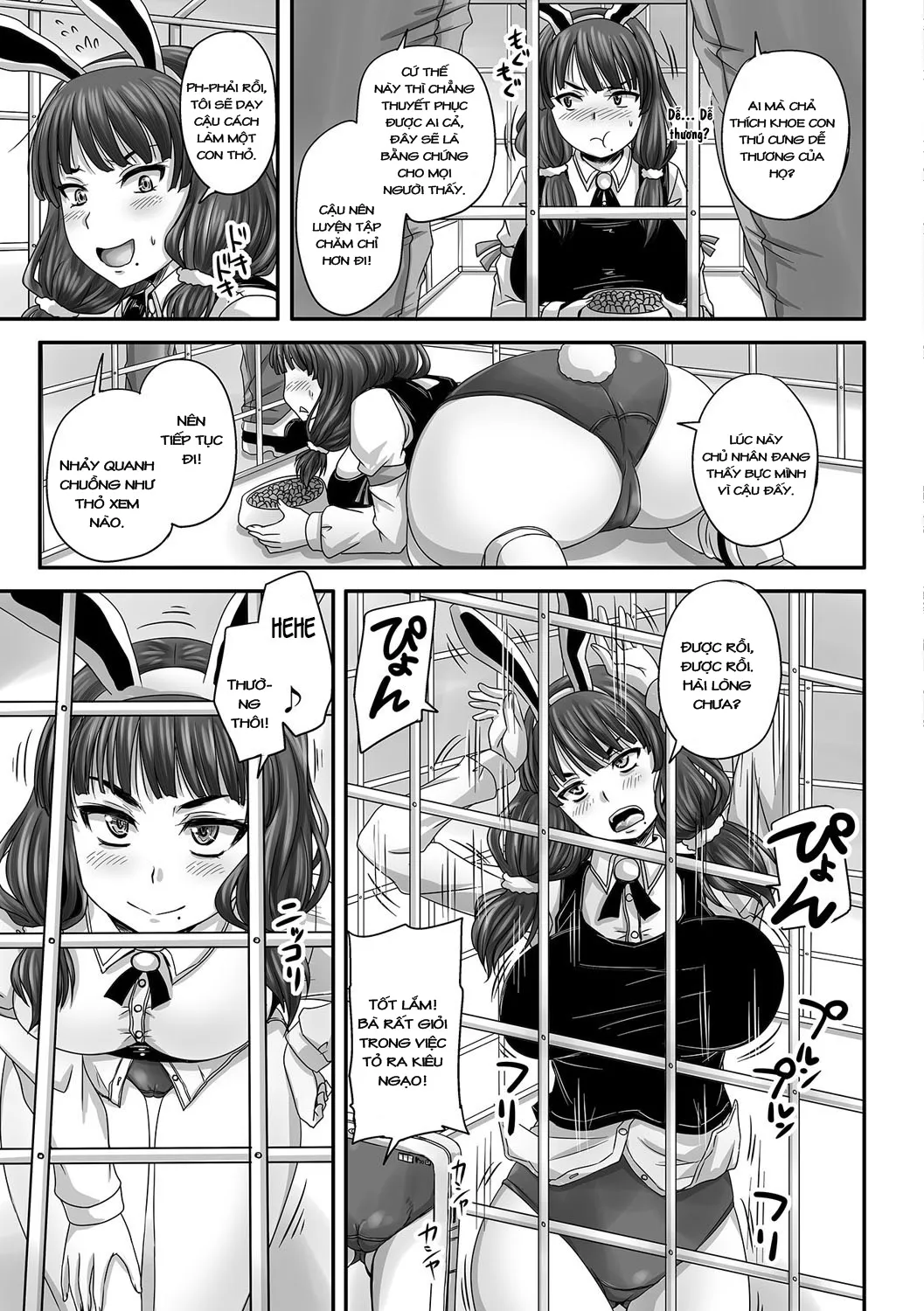 HentaiVN.net - Ảnh 4 - Mặt nạ của thỏ [Usagi no Kamen Bunny's Mask (Tabete wa Ikenai 2)] - Chap 1