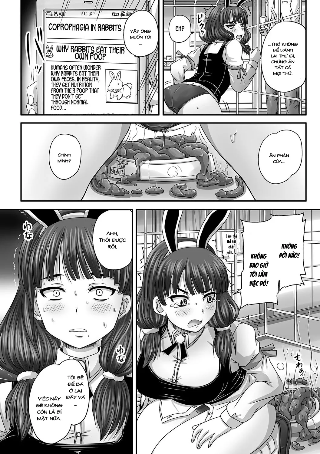 HentaiVN.net - Ảnh 9 - Mặt nạ của thỏ [Usagi no Kamen Bunny's Mask (Tabete wa Ikenai 2)] - Chap 1