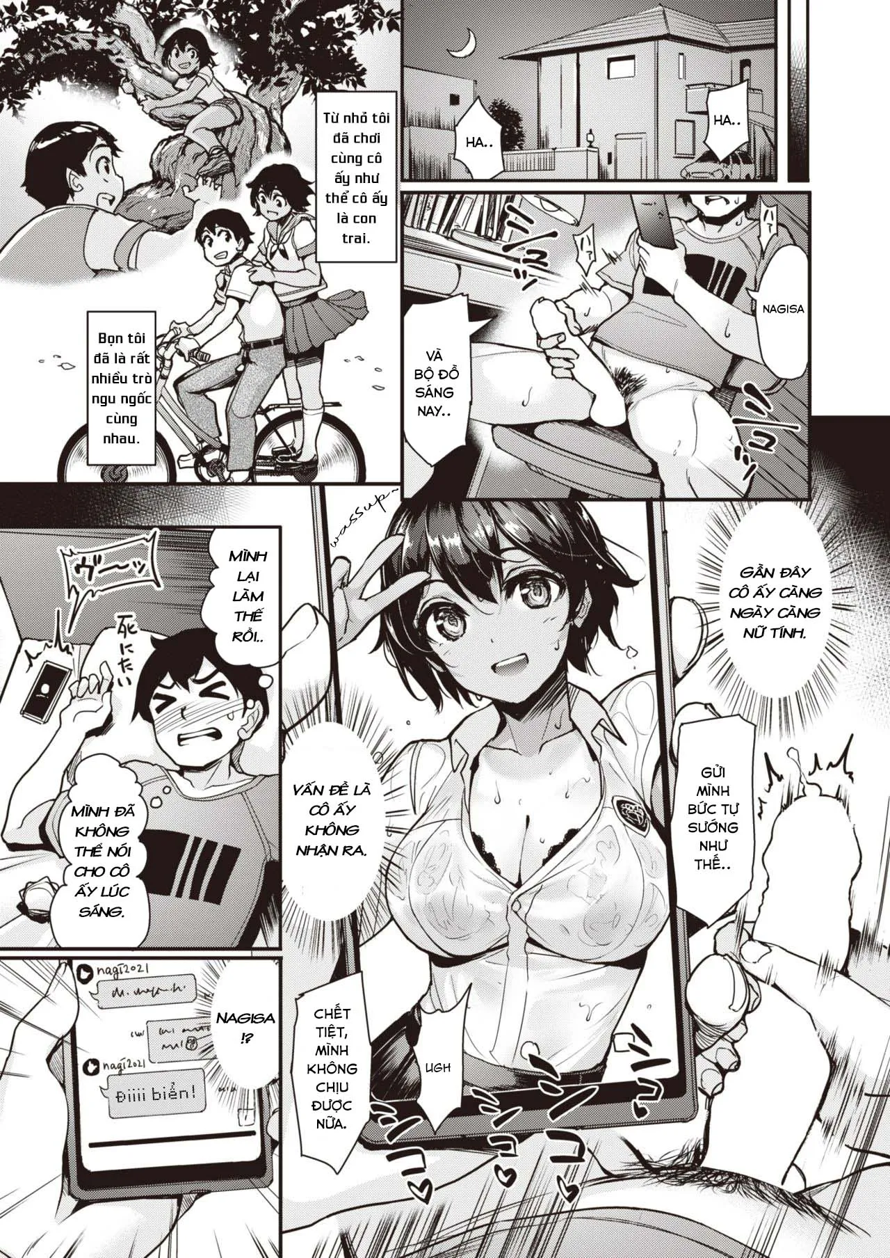 HentaiVN.net - Ảnh 3 - Sun and Sunburn♥ [Taiyou to Hiyakeato♥] - Chap 1