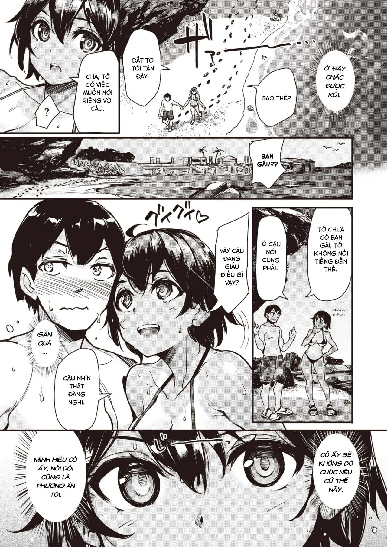 HentaiVN.net - Ảnh 5 - Sun and Sunburn♥ [Taiyou to Hiyakeato♥] - Chap 1