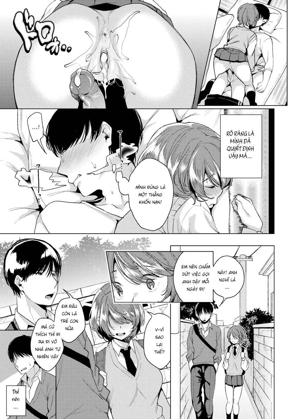 HentaiVN.net - Ảnh 18 - Khoảng cách xa dần [Grow apart] - Chap 1