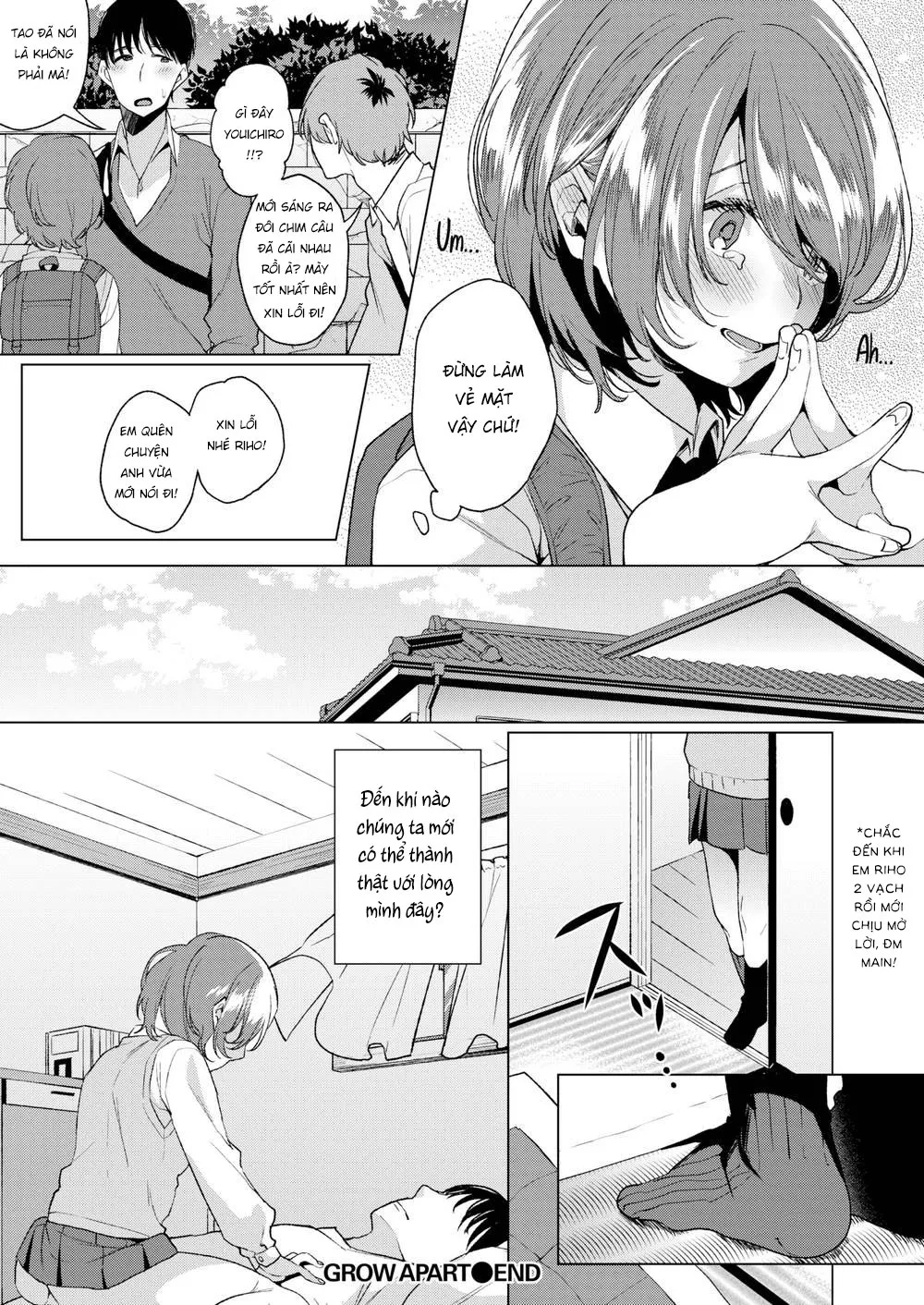 HentaiVN.net - Ảnh 19 - Khoảng cách xa dần [Grow apart] - Chap 1