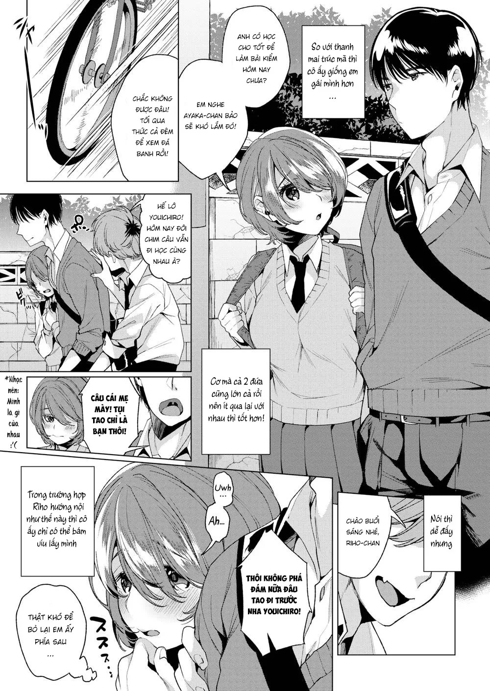 HentaiVN.net - Ảnh 4 - Khoảng cách xa dần [Grow apart] - Chap 1