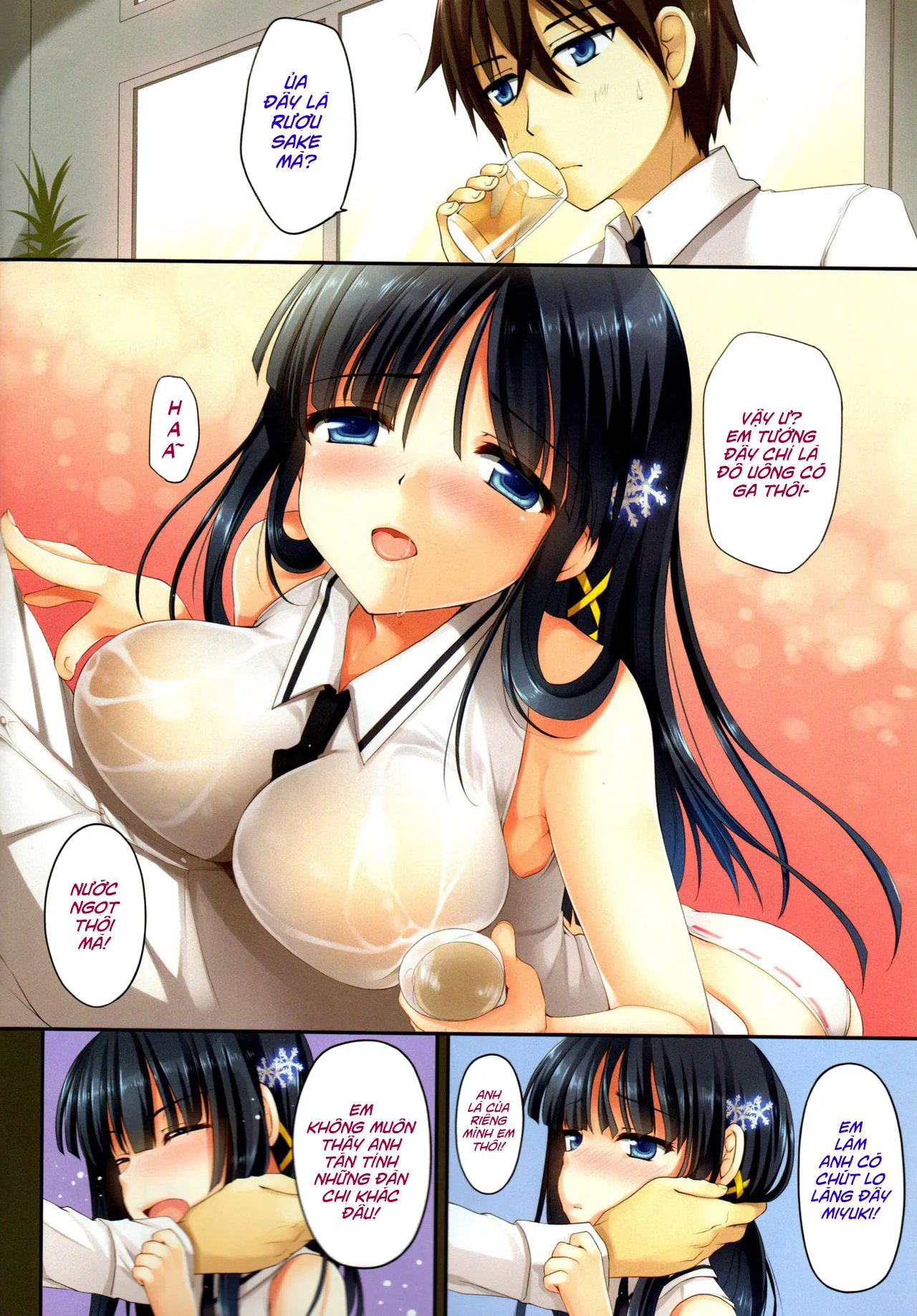 HentaiVN.net - Ảnh 6 - Mượn rượu tỏ tình [Yotta Ikioi de Kokuhaku, Drunken Confession] - Chap 1