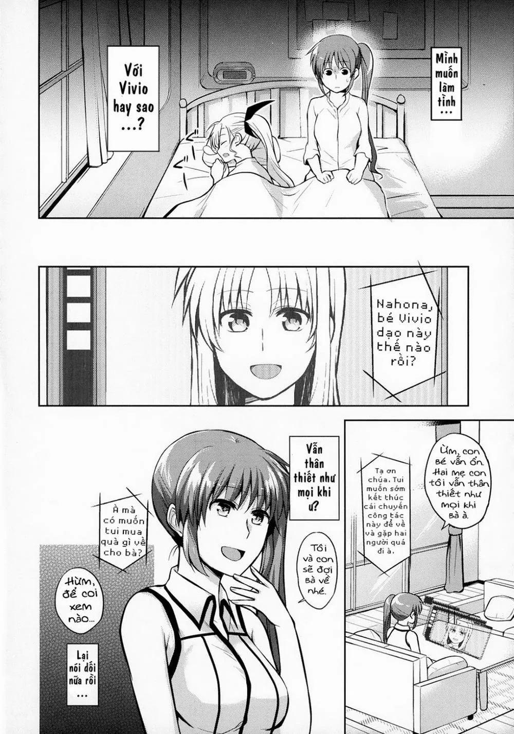 HentaiVN.net - Ảnh 29 - Mama To Musume No Otona Step (Mahou Shoujo Lyrical Nanoha) - Chap 1