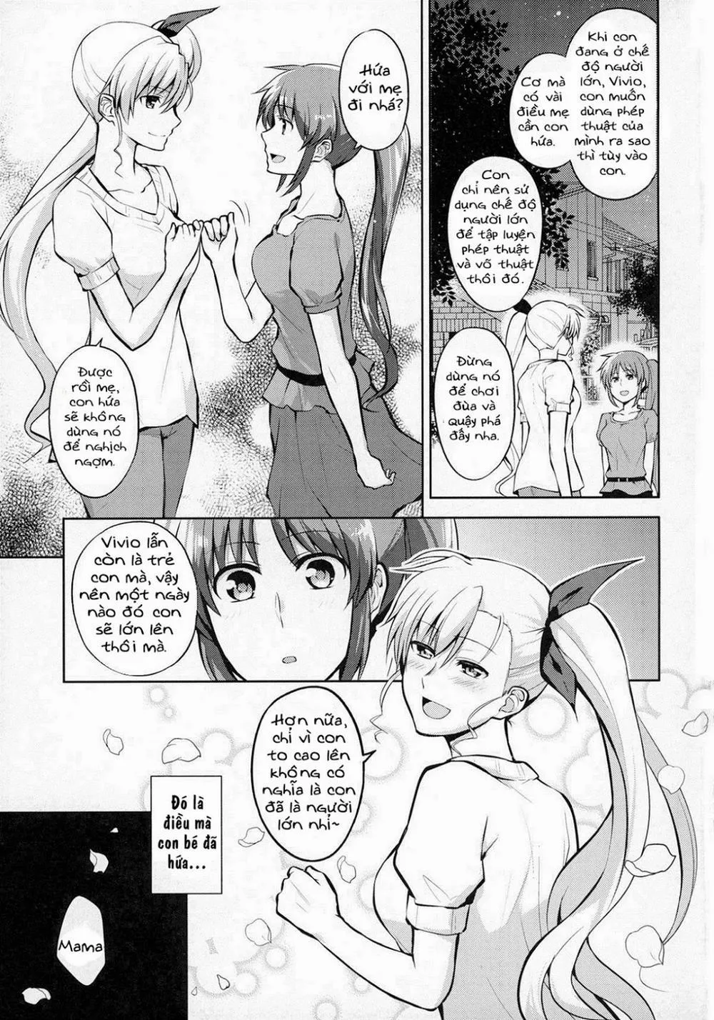 HentaiVN.net - Ảnh 3 - Mama To Musume No Otona Step (Mahou Shoujo Lyrical Nanoha) - Chap 1