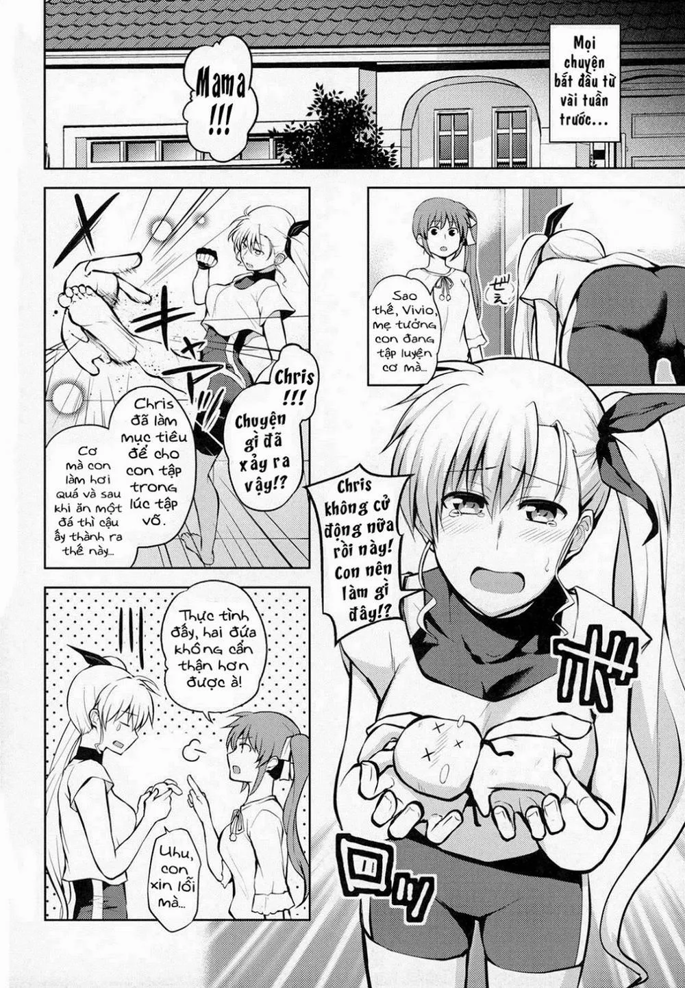 HentaiVN.net - Ảnh 5 - Mama To Musume No Otona Step (Mahou Shoujo Lyrical Nanoha) - Chap 1