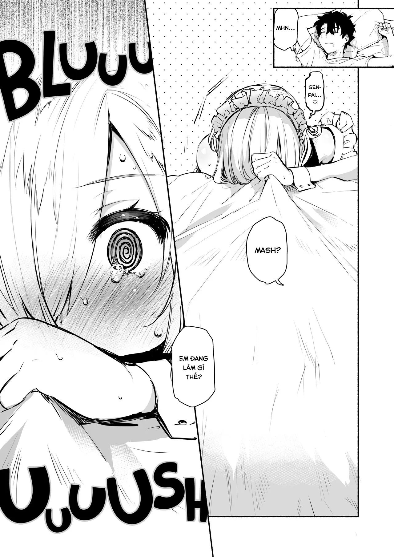 HentaiVN.net - Ảnh 11 - My Kouhai Maid is Looking After Me (Fate/Grand Order) [Kouhai Maid ga Osewa o Shite Kureru You desu] - Chap 1
