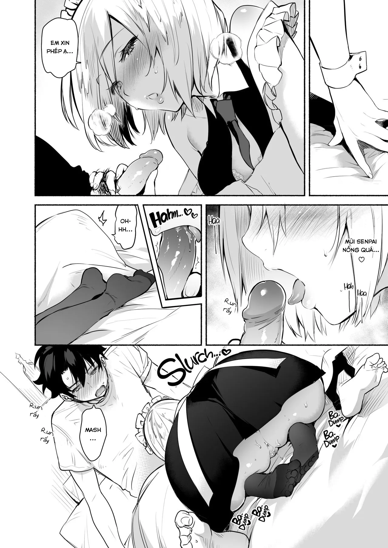 HentaiVN.net - Ảnh 14 - My Kouhai Maid is Looking After Me (Fate/Grand Order) [Kouhai Maid ga Osewa o Shite Kureru You desu] - Chap 1