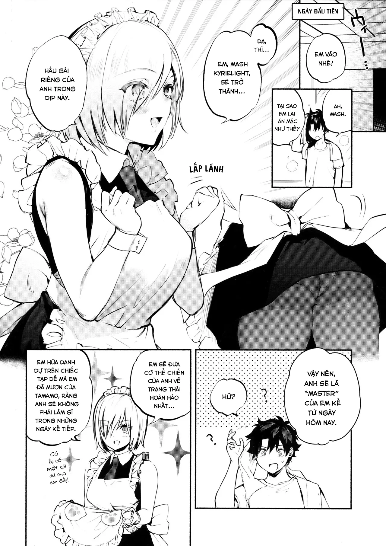 HentaiVN.net - Ảnh 6 - My Kouhai Maid is Looking After Me (Fate/Grand Order) [Kouhai Maid ga Osewa o Shite Kureru You desu] - Chap 1