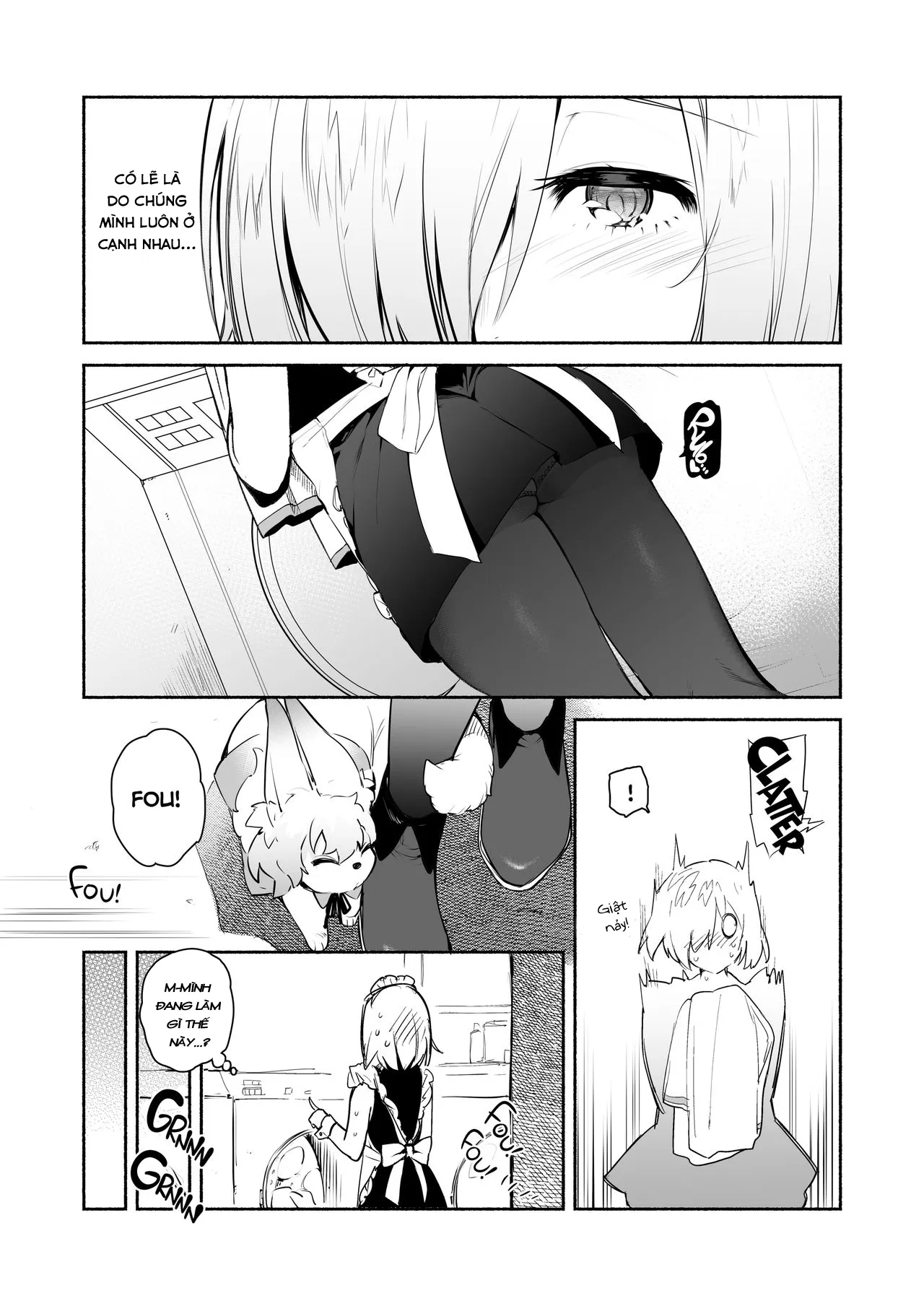 HentaiVN.net - Ảnh 9 - My Kouhai Maid is Looking After Me (Fate/Grand Order) [Kouhai Maid ga Osewa o Shite Kureru You desu] - Chap 1