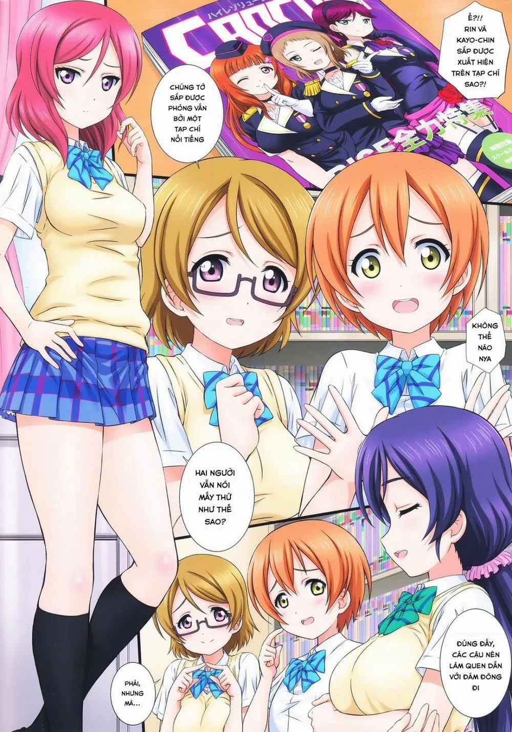 HentaiVN.net - Ảnh 3 - LoveHala! Love Halation! Ver.H&R (Love Live!) - Chap 1