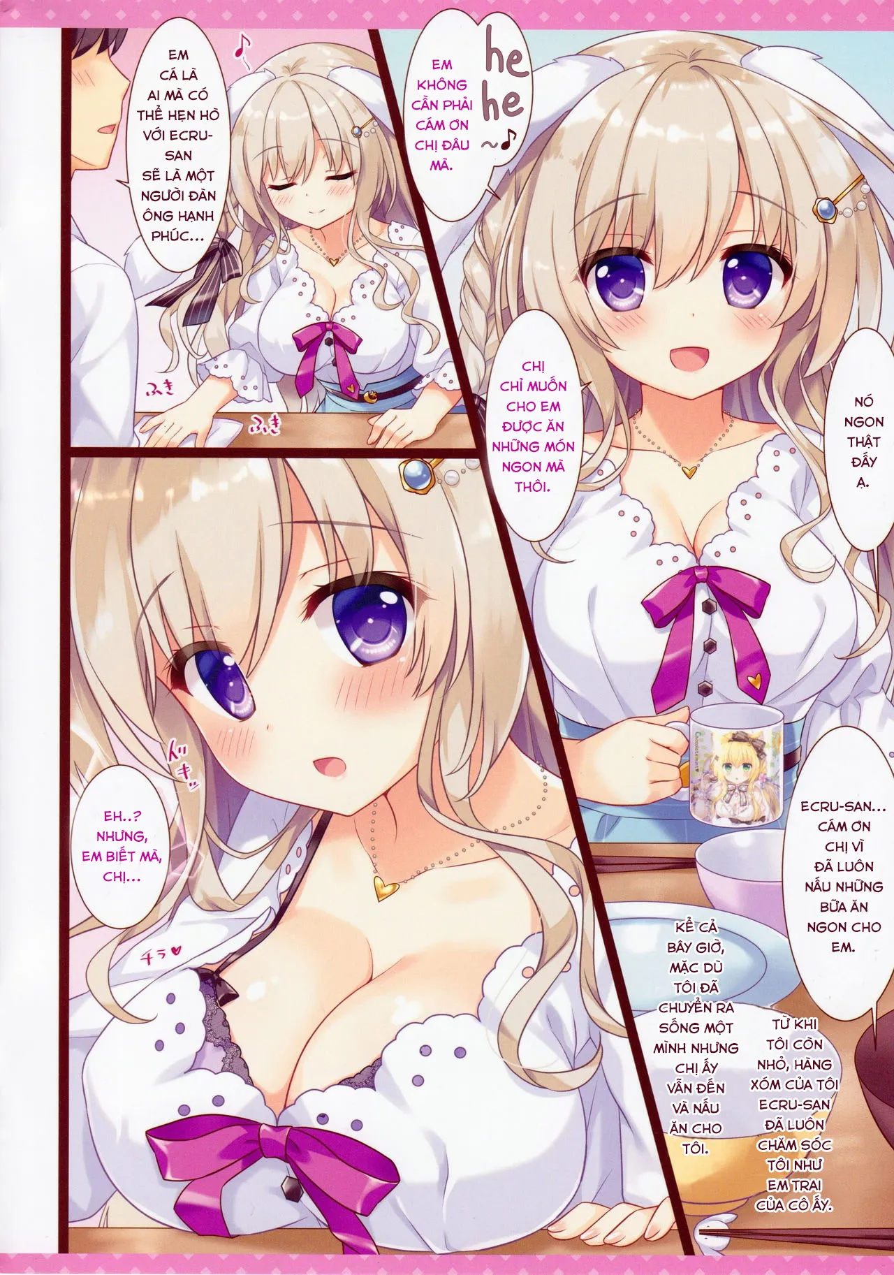 HentaiVN.net - Ảnh 5 - Fuwafuwa Onee-san wa Suki desu ka? [ふわふわお姉さんは好きですか？] - Chap 1