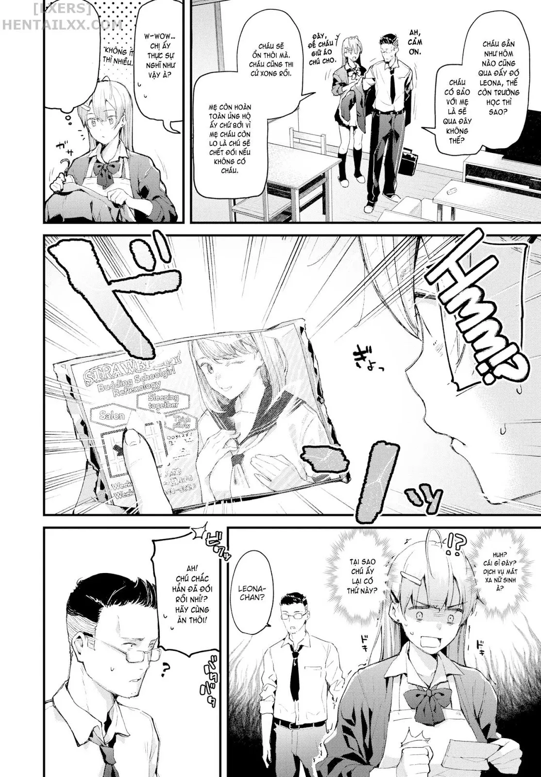 HentaiVN.net - Ảnh 3 - Uninvited Schoolgirl Reflexology - Chap 1