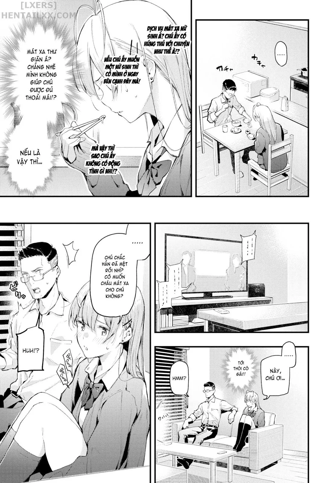 HentaiVN.net - Ảnh 4 - Uninvited Schoolgirl Reflexology - Chap 1