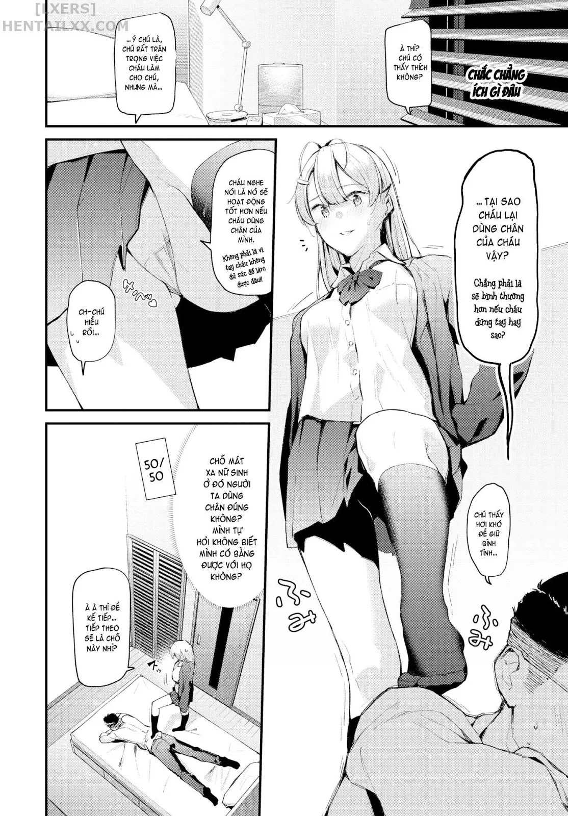 HentaiVN.net - Ảnh 5 - Uninvited Schoolgirl Reflexology - Chap 1