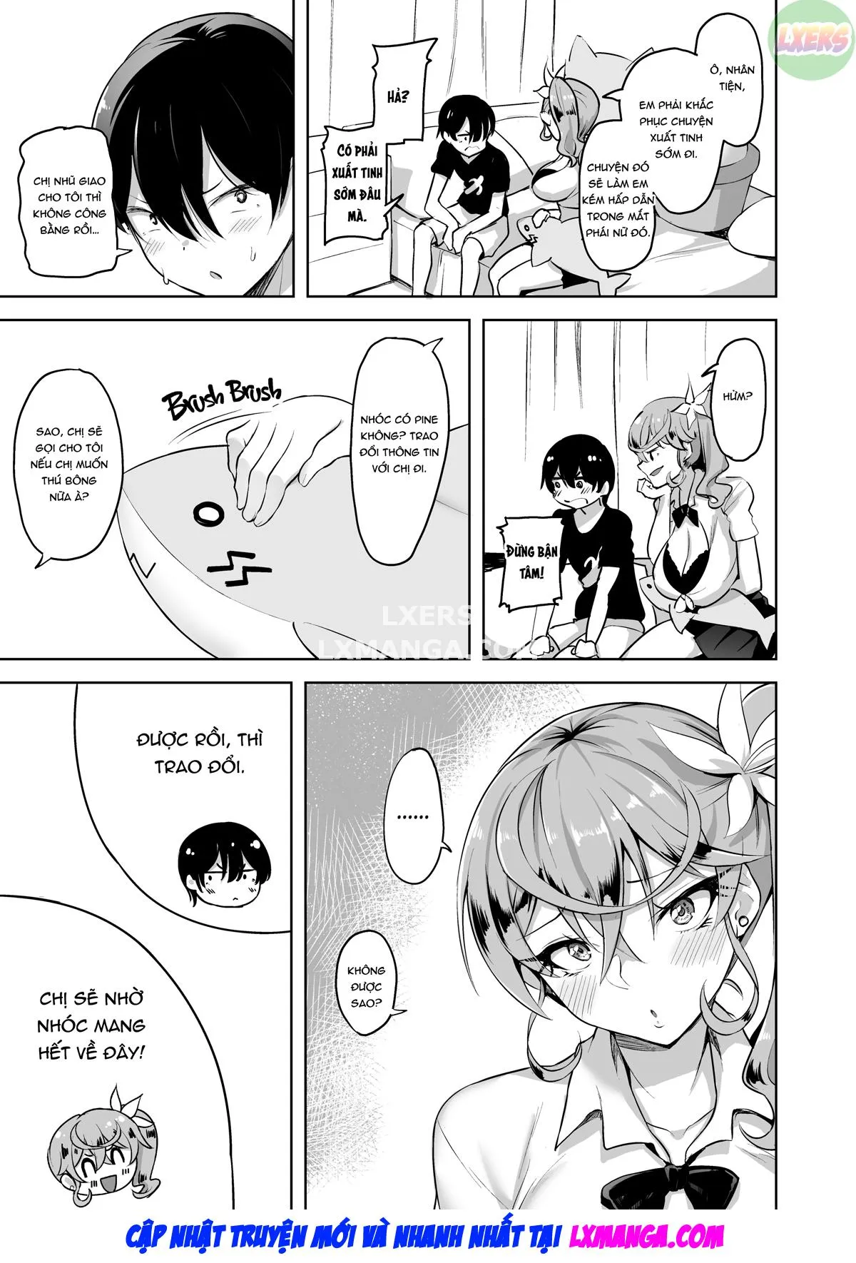 HentaiVN.net - Ảnh 23 - Crane Game o shite iru Kawaii JK Gal o Sukoshi Tetsudaou to shite mitara Ima wa Kanojo no Paizuri kara Hanare rarenai!! - Chap 1