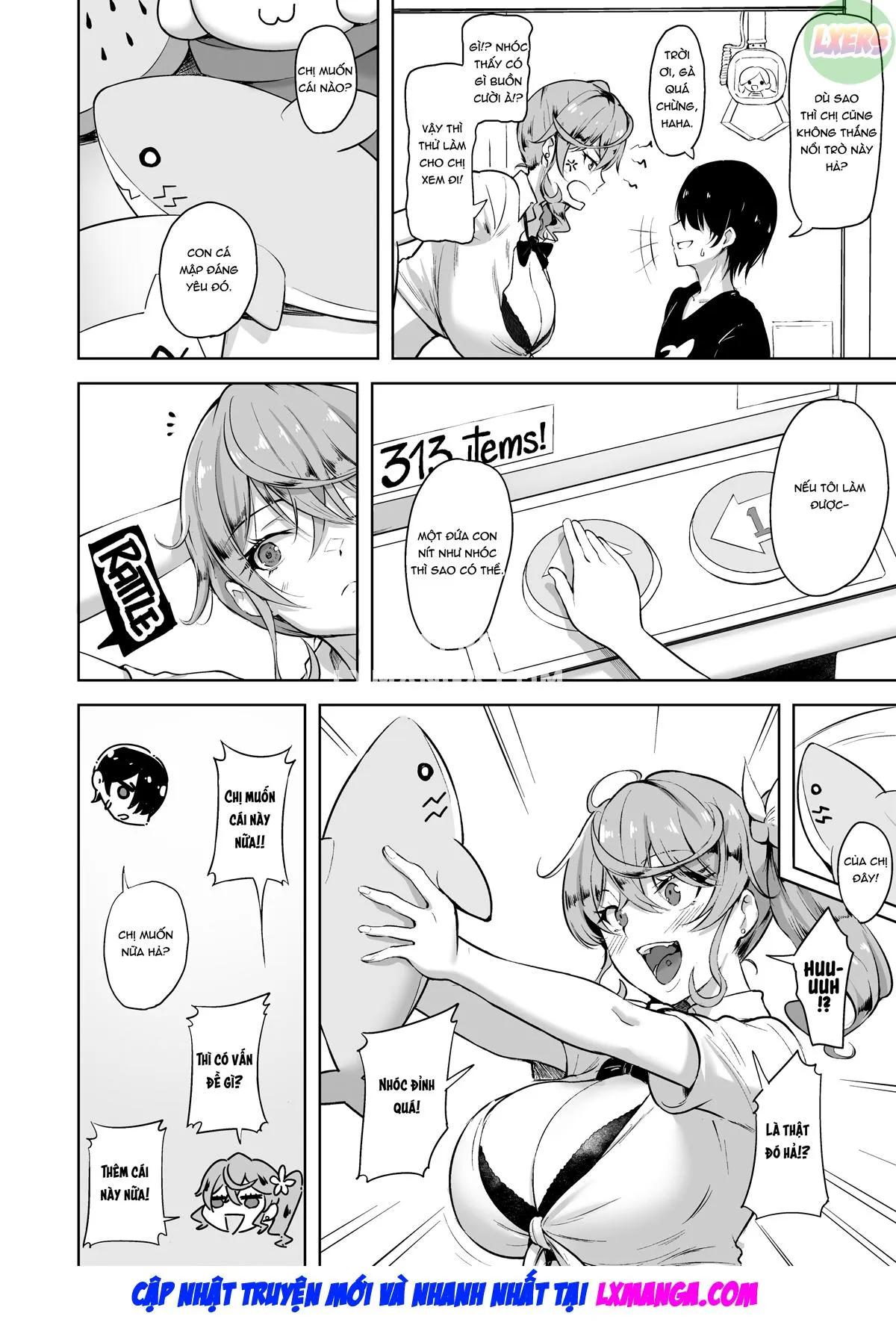 HentaiVN.net - Ảnh 6 - Crane Game o shite iru Kawaii JK Gal o Sukoshi Tetsudaou to shite mitara Ima wa Kanojo no Paizuri kara Hanare rarenai!! - Chap 1