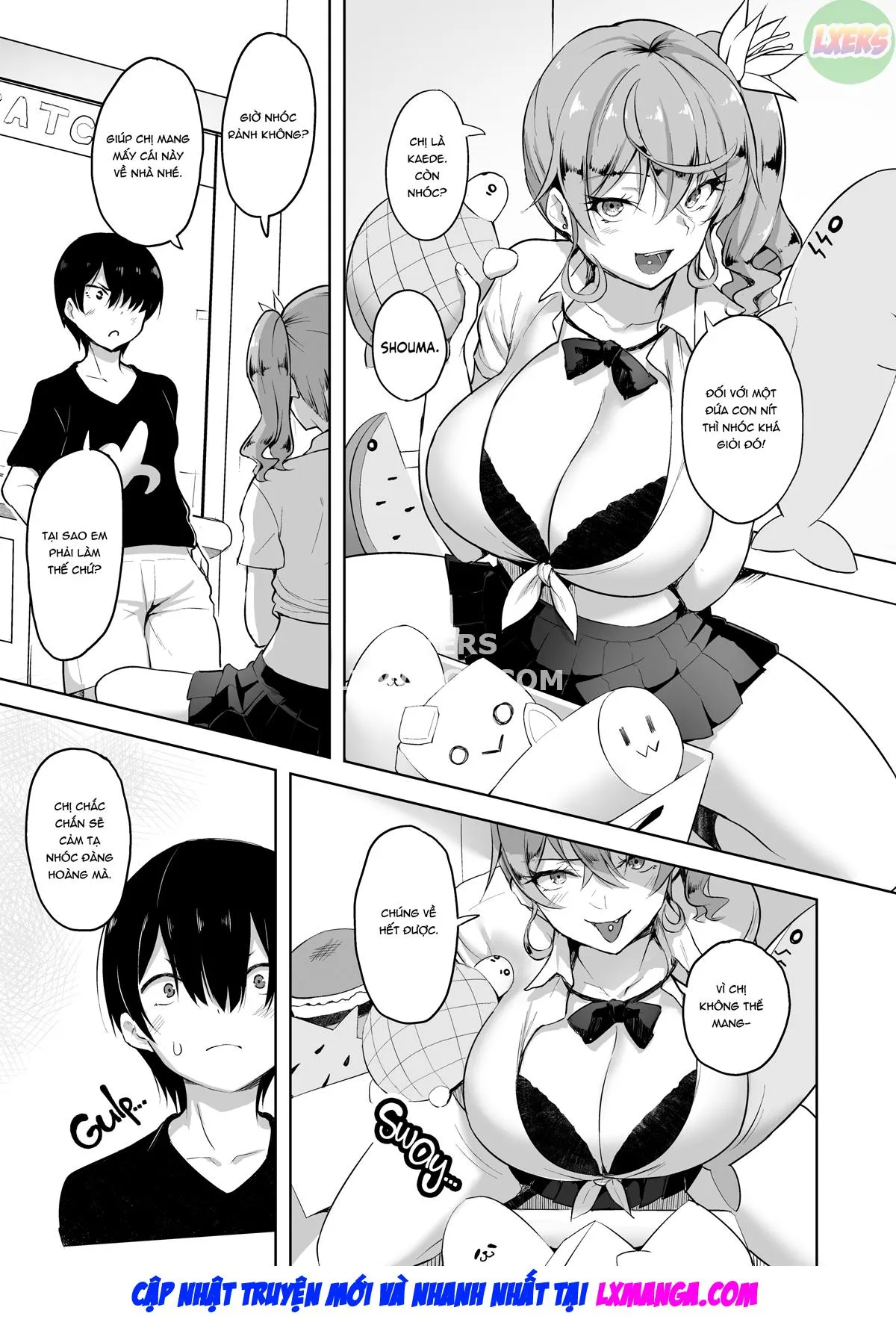 HentaiVN.net - Ảnh 7 - Crane Game o shite iru Kawaii JK Gal o Sukoshi Tetsudaou to shite mitara Ima wa Kanojo no Paizuri kara Hanare rarenai!! - Chap 1