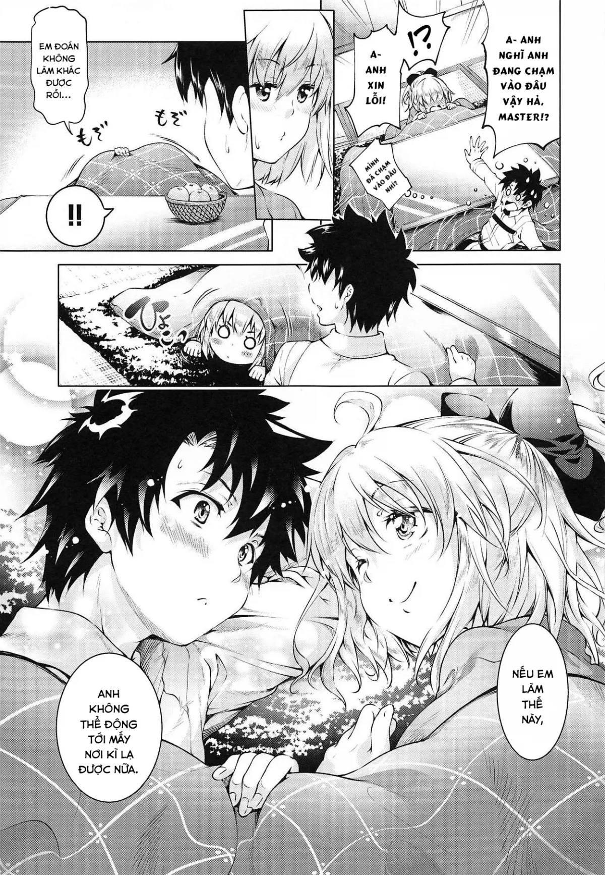 HentaiVN.net - Ảnh 5 - Okita-san to Kotatsu Ecchi [沖田さんと炬燵エッチ] - Chap 1