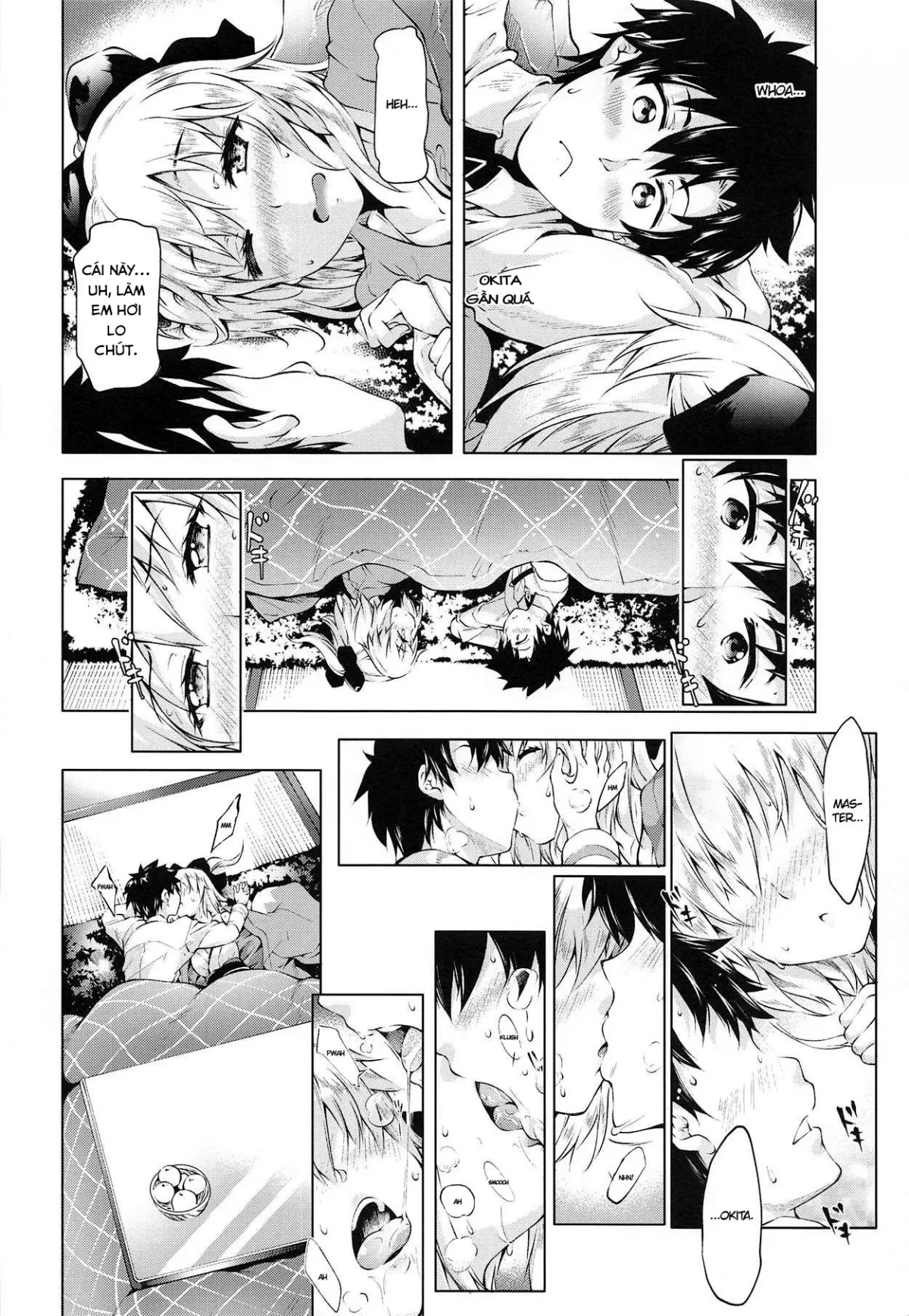 HentaiVN.net - Ảnh 6 - Okita-san to Kotatsu Ecchi [沖田さんと炬燵エッチ] - Chap 1