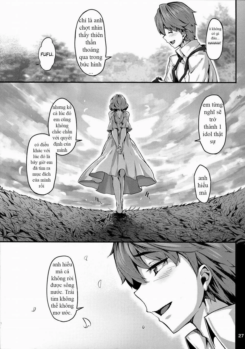 HentaiVN.net - Ảnh 26 - Koi No Kazamuki (The Idolmaster) - Chap 1