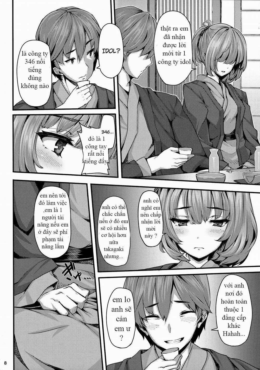 HentaiVN.net - Ảnh 8 - Koi No Kazamuki (The Idolmaster) - Chap 1