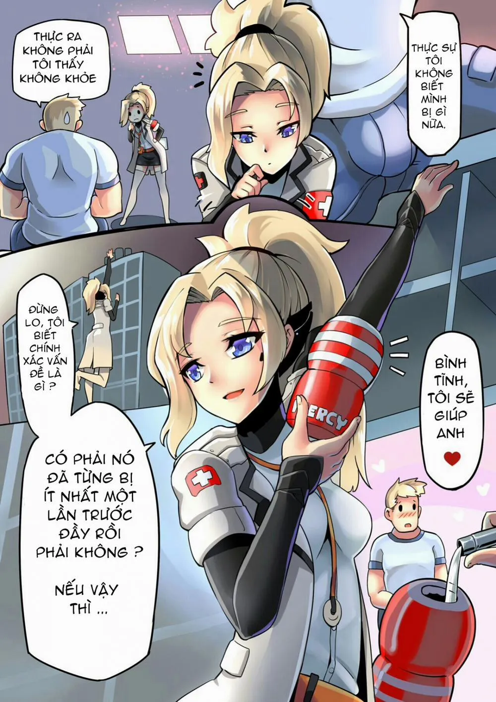 HentaiVN.net - Ảnh 4 - Mercy Therapy (Overwatch) - Chap 1