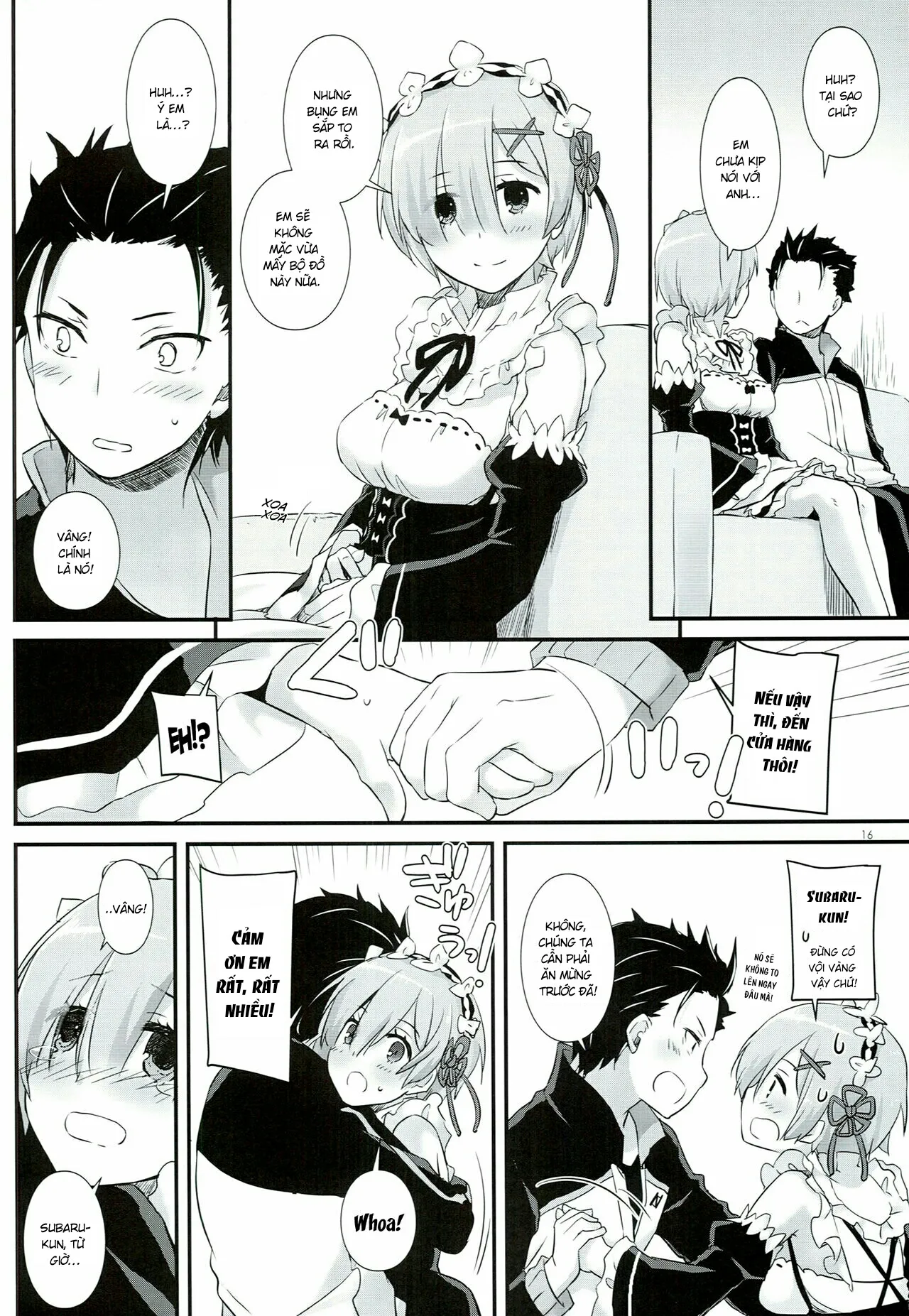 HentaiVN.net - Ảnh 13 - D.L. action 109 (Re:Zero Kara Hajimeru Isekai Seikatsu) - Chap 1