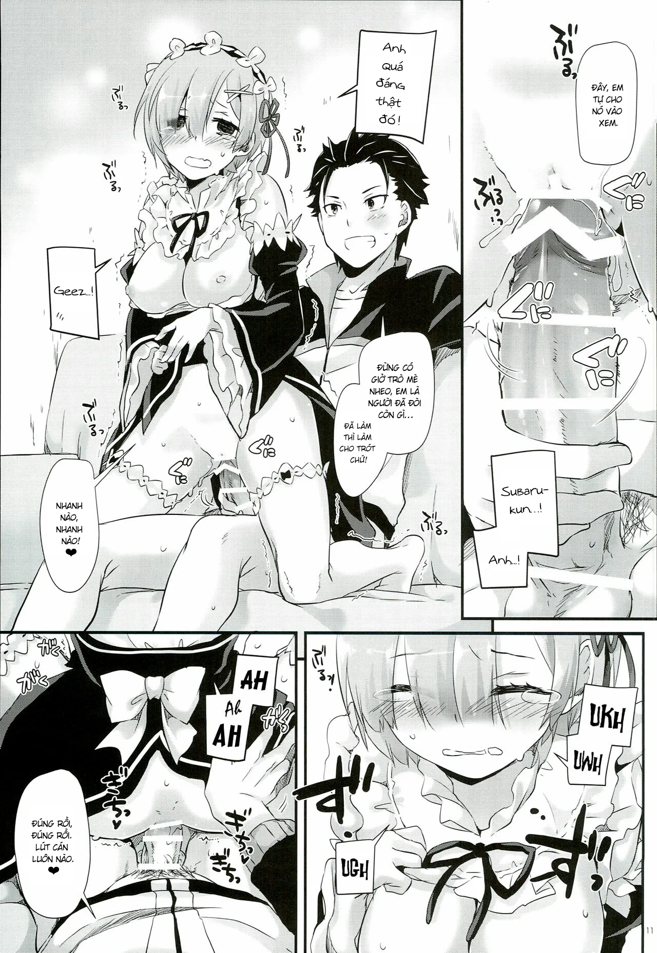 HentaiVN.net - Ảnh 8 - D.L. action 109 (Re:Zero Kara Hajimeru Isekai Seikatsu) - Chap 1