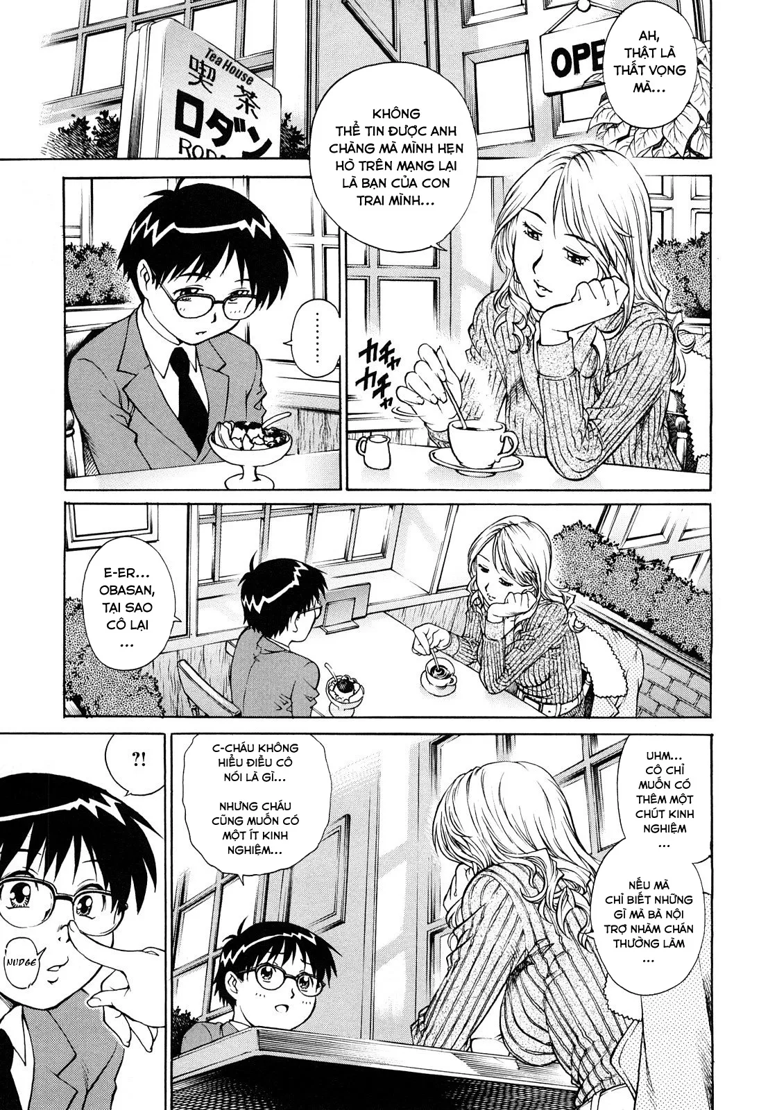 HentaiVN.net - Ảnh 4 - Shotaiken wa Tomodachi no Mama to [His First Time Was With His Friend's Mother ; 初体験は友だちのママと。] - Chap 1