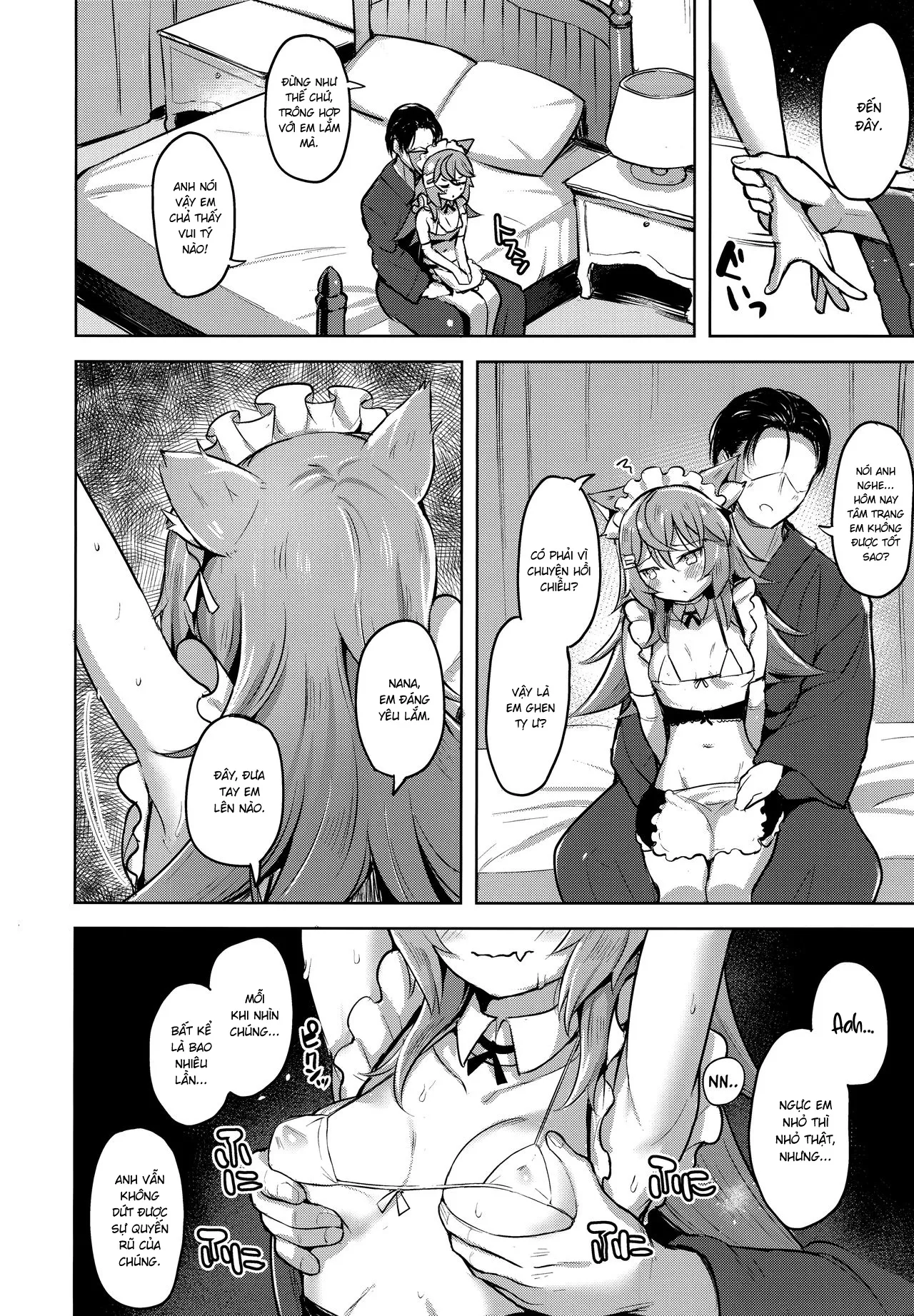 HentaiVN.net - Ảnh 7 - Cố Lên Nào, Nana! [Streng dich an Nana!] - Chap 1