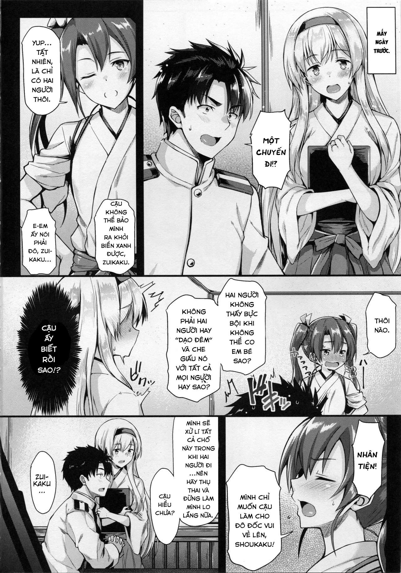 HentaiVN.net - Ảnh 3 - Shoukaku To Motto Ichaicha Shitai!! [I Want To Make Out More With Shoukaku!!] - Chap 1