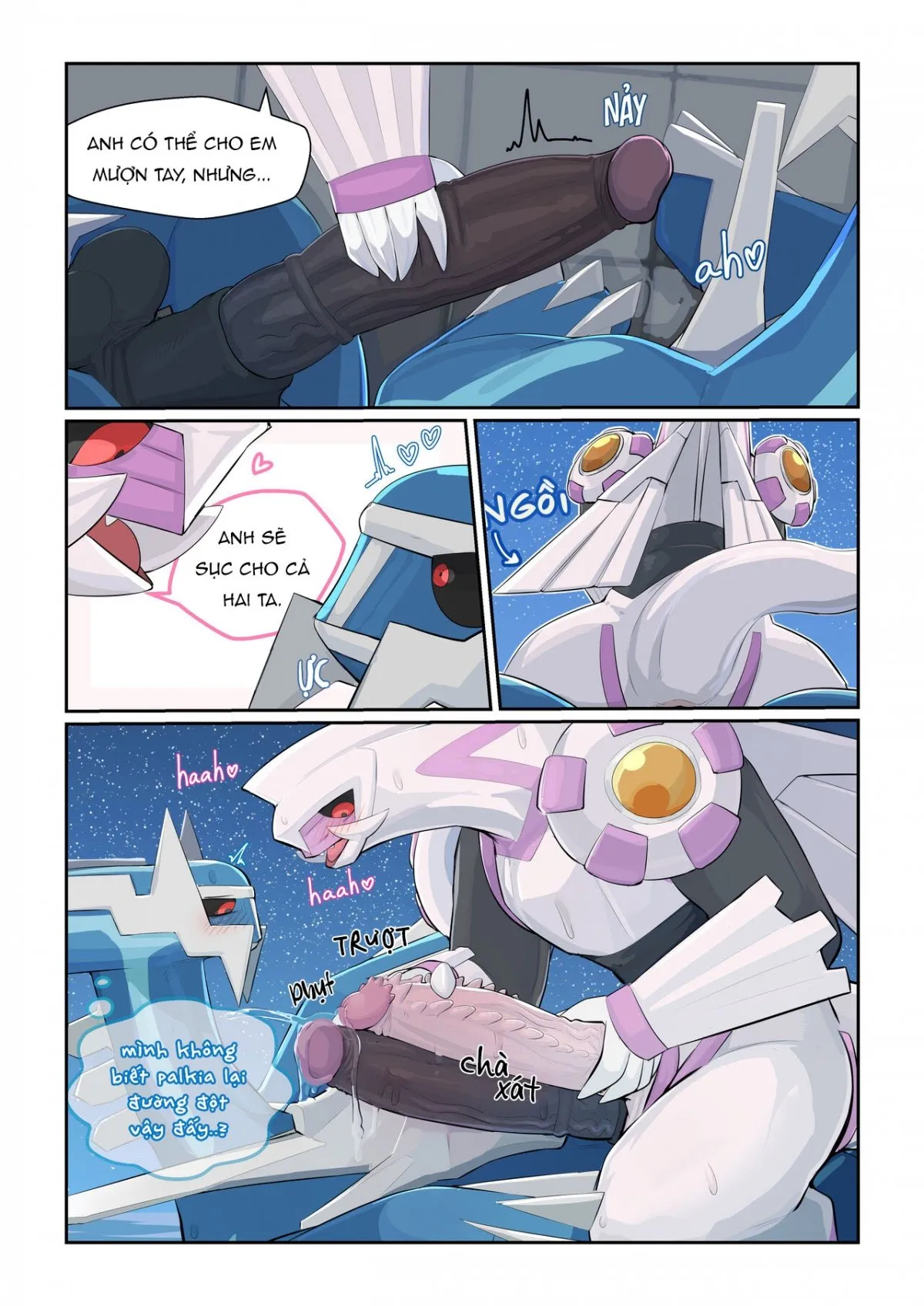 HentaiVN.net - Ảnh 3 - Palkia sục cặc chéo Dialga - Chap 1