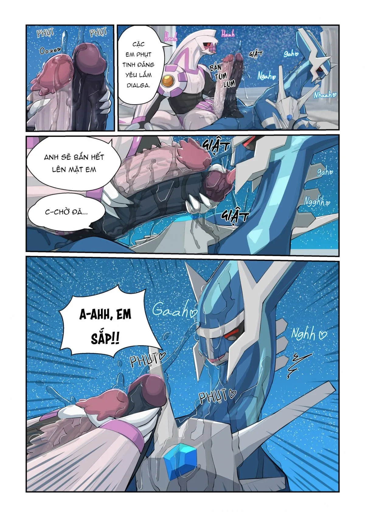 HentaiVN.net - Ảnh 4 - Palkia sục cặc chéo Dialga - Chap 1