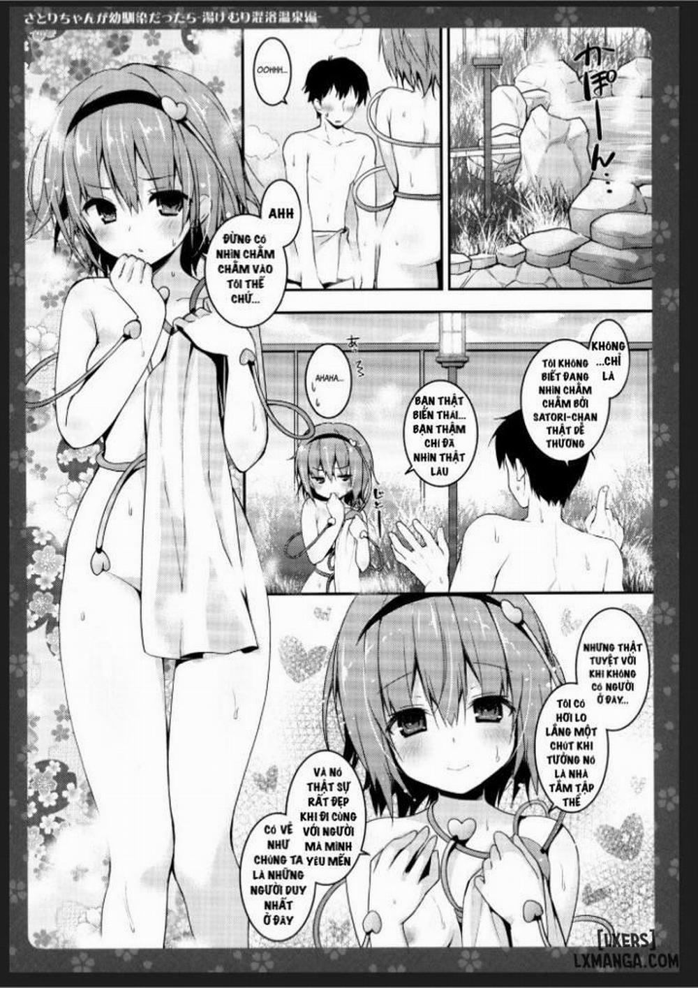 HentaiVN.net - Ảnh 3 - Satori-chan ga Osananajimi dattara (Touhou) [Satori-Chan Ga Osananajimi Dattara -Yukemuri Konyoku Onsen Hen-] - Chap 1