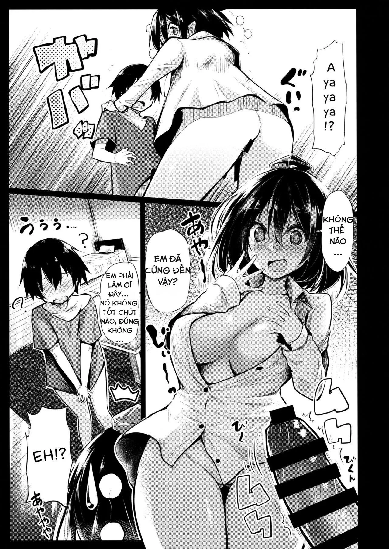 HentaiVN.net - Ảnh 11 - Muboubi na Aya Onee-chan to Otomari (Touhou Project) - Chap 1
