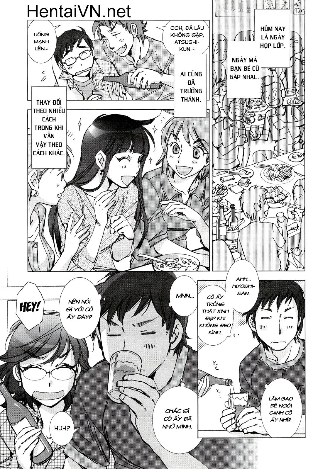 HentaiVN.net - Ảnh 3 - Tsunashima-kun and Ookura Sensei [Tsunashima-kun to Ookura Sensei] - Chap 1