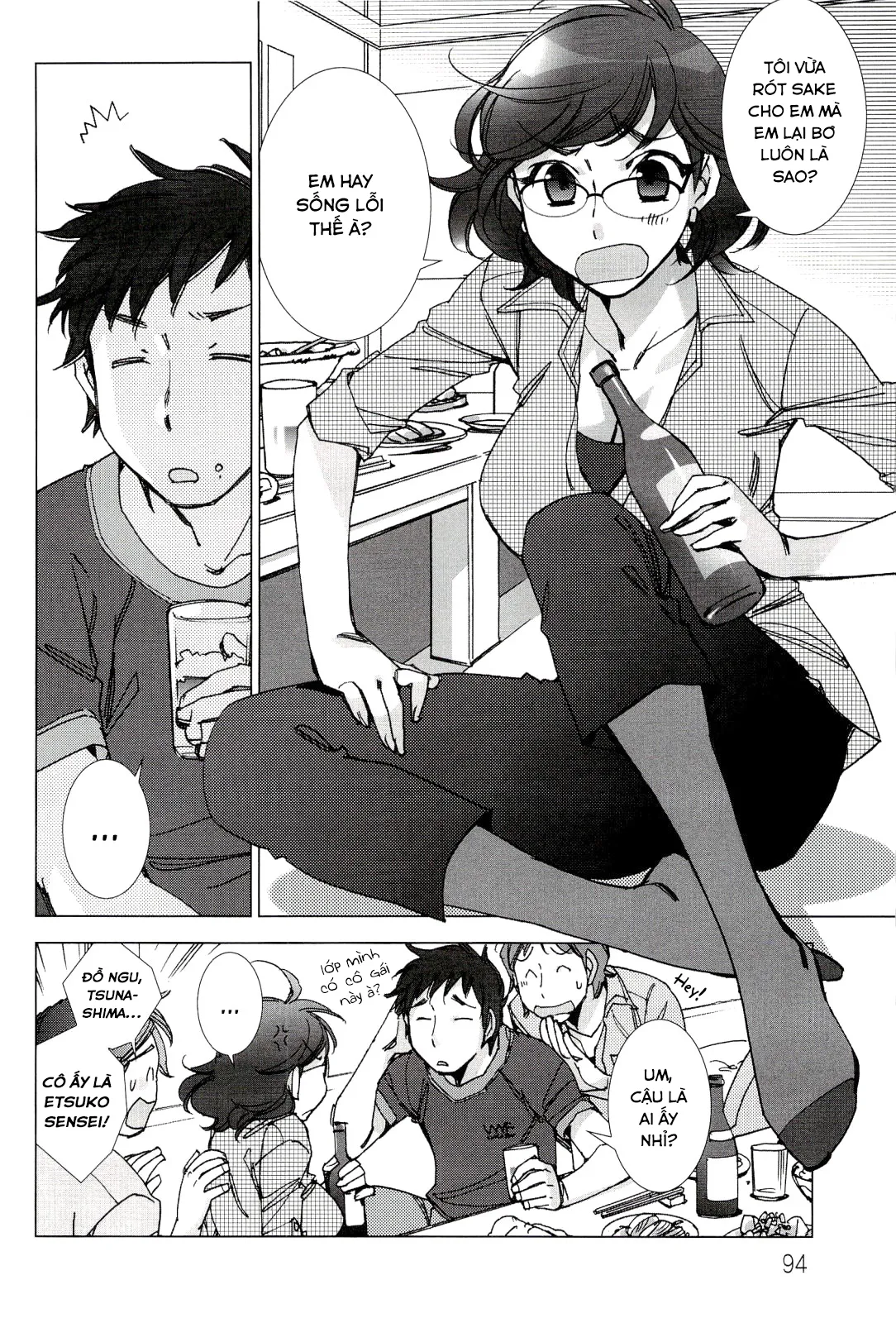 HentaiVN.net - Ảnh 4 - Tsunashima-kun and Ookura Sensei [Tsunashima-kun to Ookura Sensei] - Chap 1