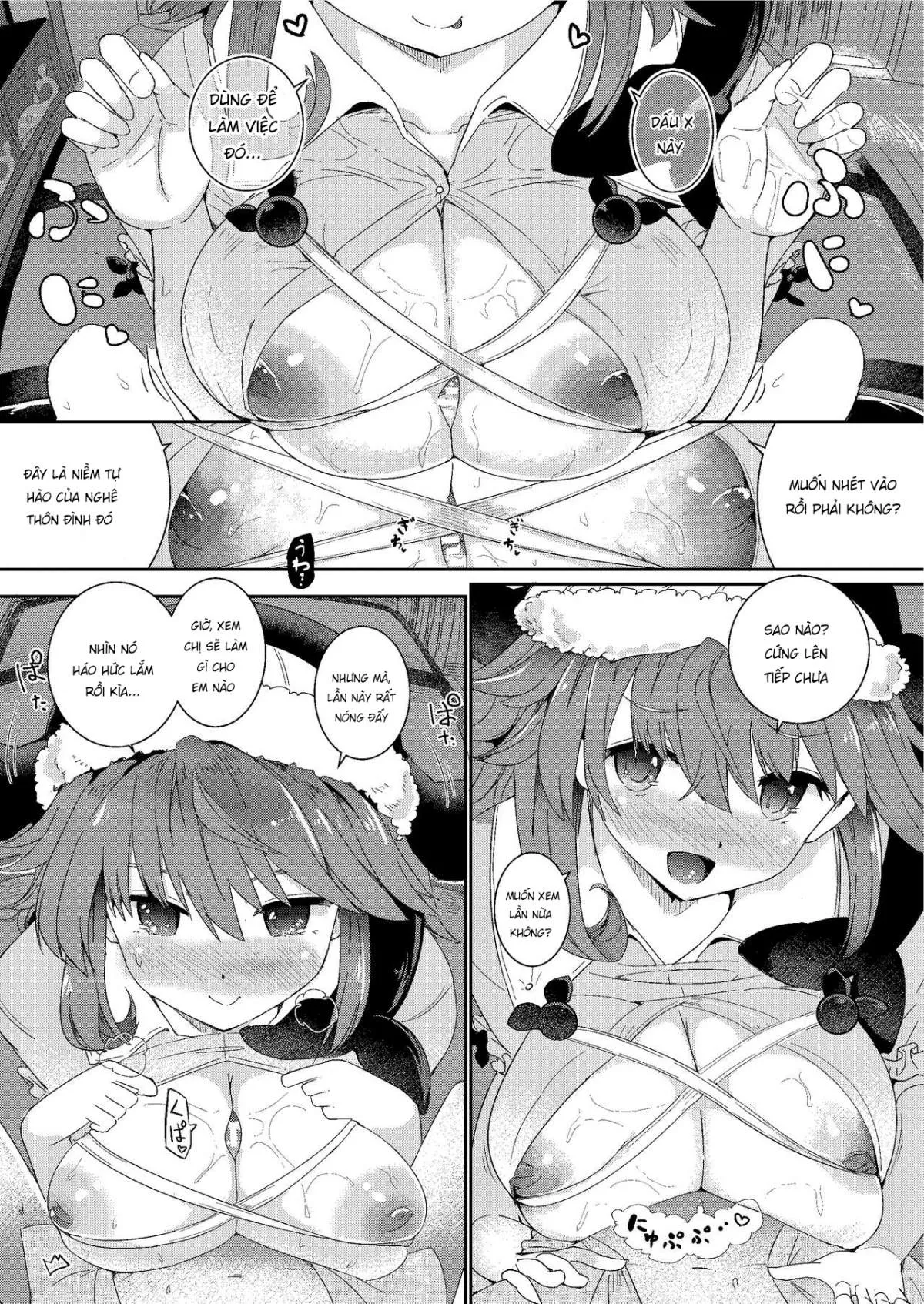 HentaiVN.net - Ảnh 12 - Fudeoroshi wa Kanbanmusume ni Omakaseare [Chơi em hàng nước (Touhou)] - Chap 1