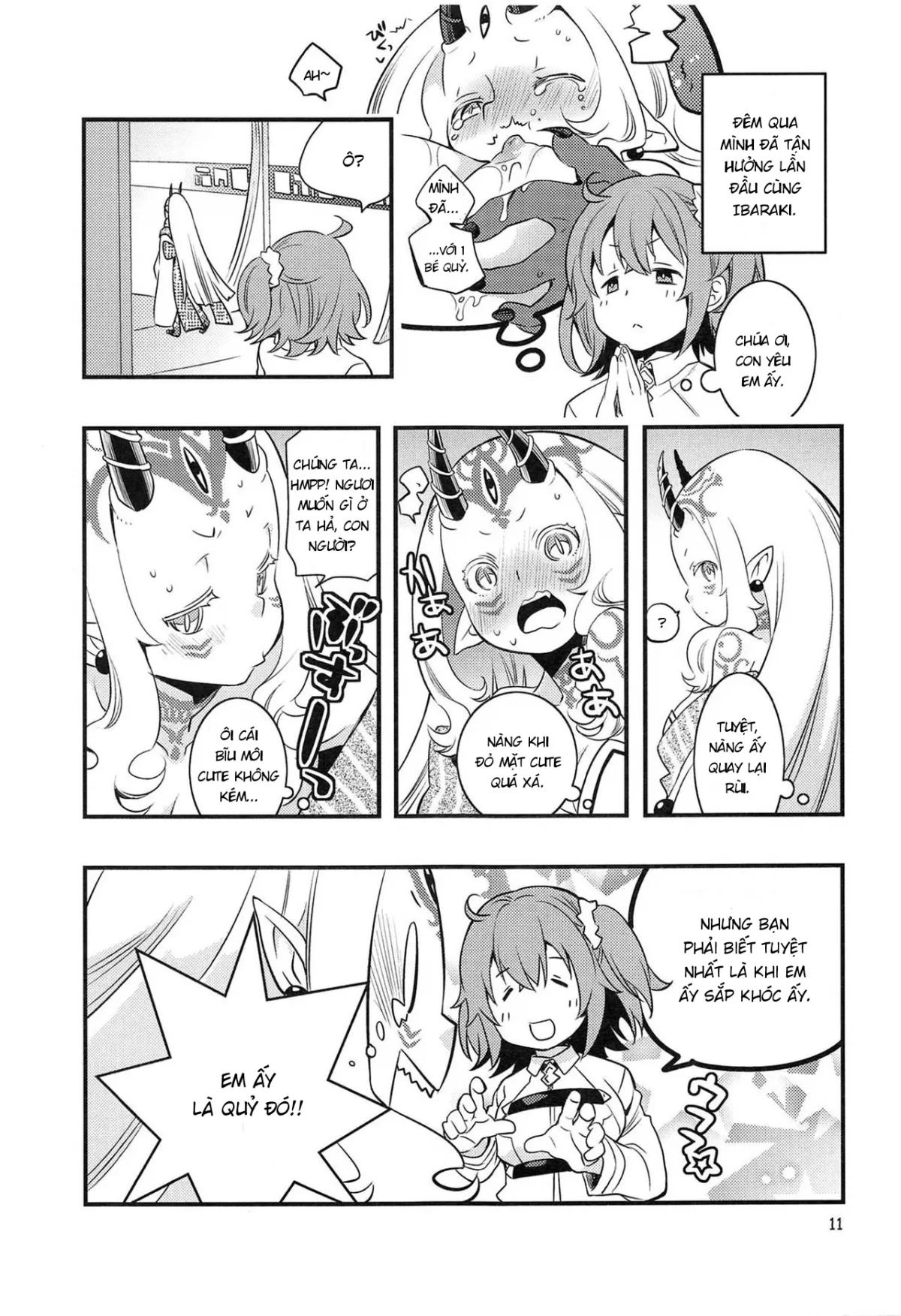 HentaiVN.net - Ảnh 11 - Chi no Hate de Oni to Warau (Fate/Grand Order) [血の果てで鬼と嗤う] - Chap 1