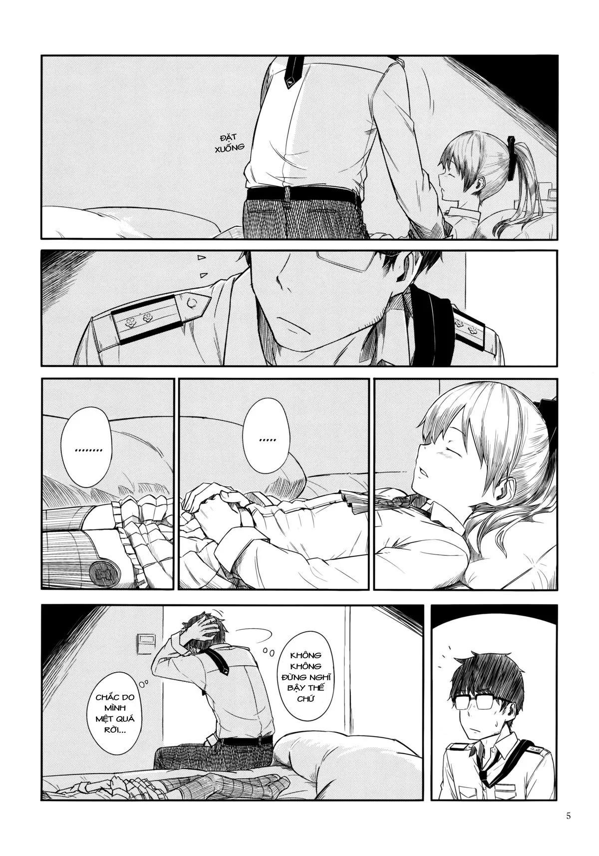 HentaiVN.net - Ảnh 4 - Chào buổi chiều, Đô Đốc (Kantai Collection -KanColle-) [Kyou no Haru wa Hiru ni Okoku; Good Afternoon my Admiral] - Chap 1