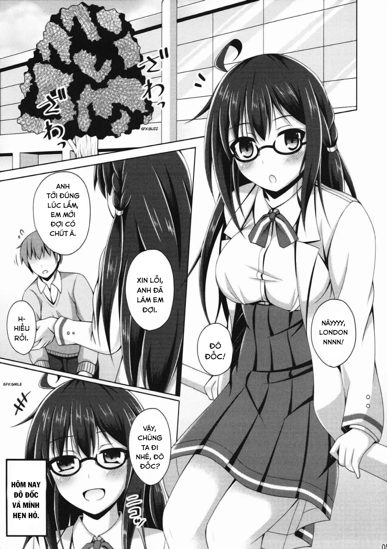 HentaiVN.net - Ảnh 5 - Một ngày hẹn hò với London-san. [London-san to Ichinichi Date; One day date with London-san] - Chap 1